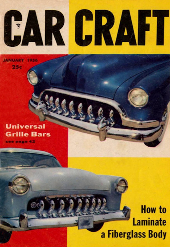 Car Craft Jan January 1956 