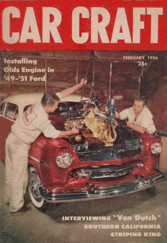 Car Craft Feb February 1956 