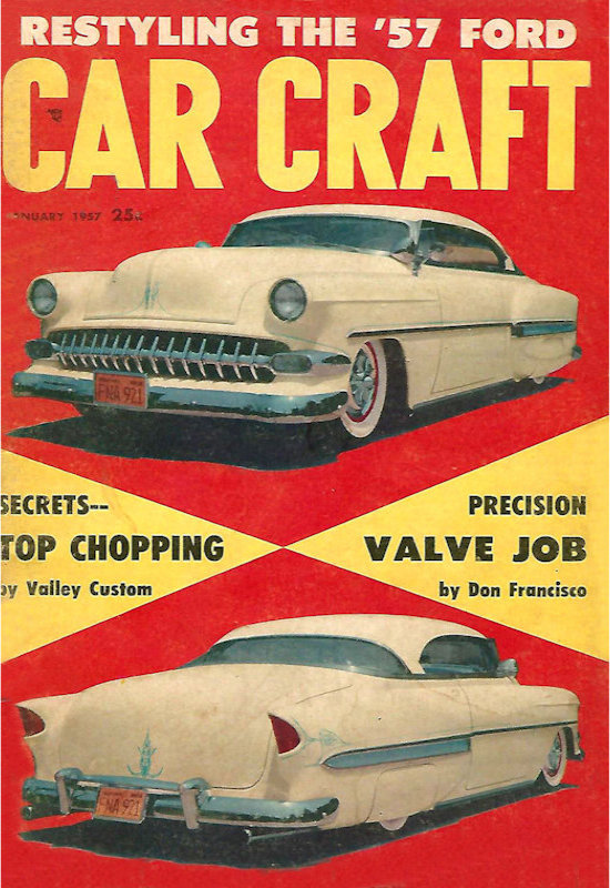 Car Craft Jan January 1957 