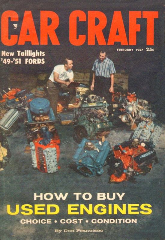 Car Craft Feb February 1957 