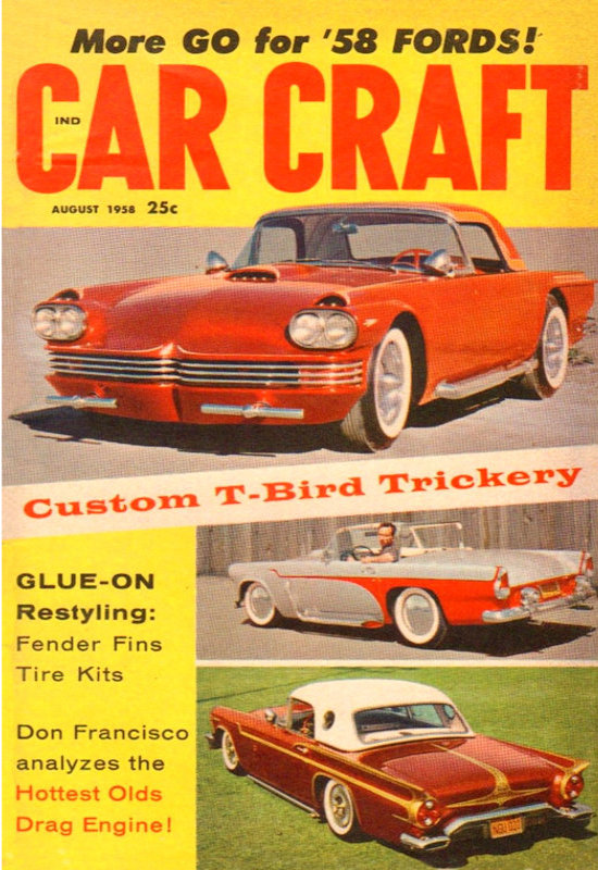 Car Craft Aug August 1958 