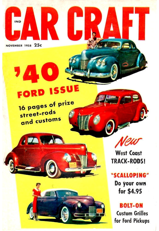 Car Craft Nov November 1958 