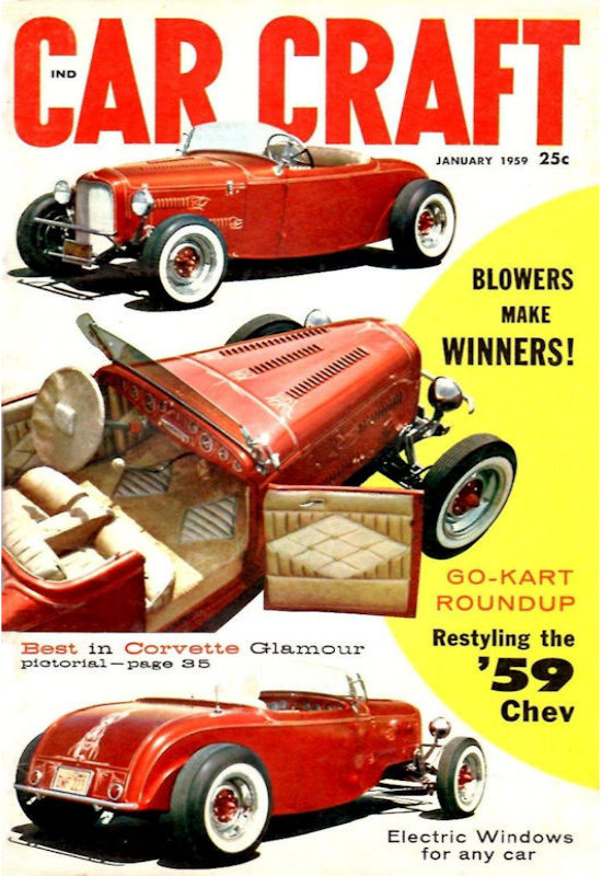 Car Craft Jan January 1959 