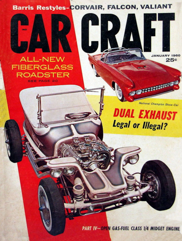 Car Craft Jan January 1960 