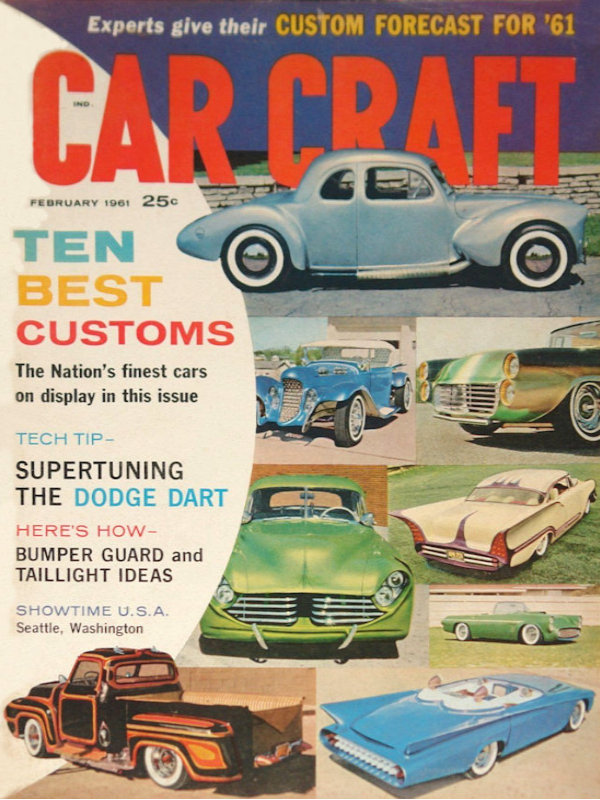 Car Craft Feb February 1961 
