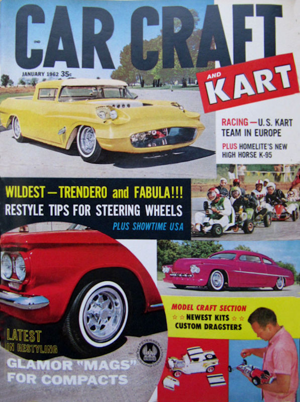Car Craft Jan January 1962 