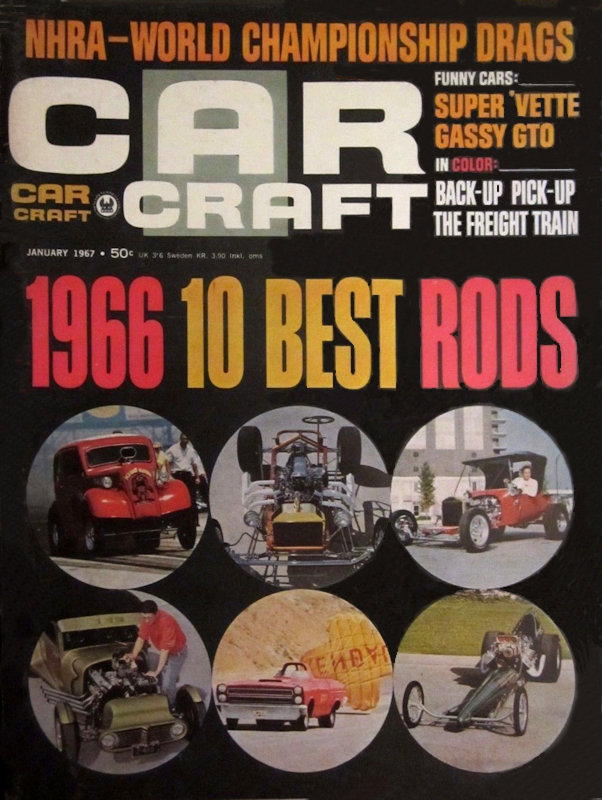 Car Craft Jan January 1967 