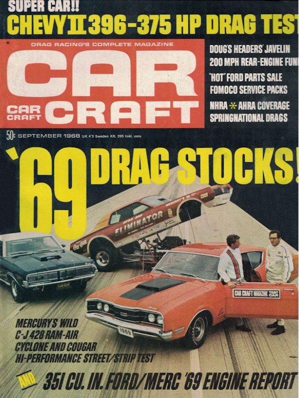 Car Craft Sept September 1968