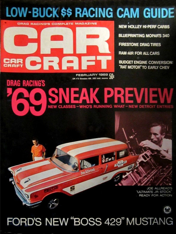 Car Craft Feb February 1969 