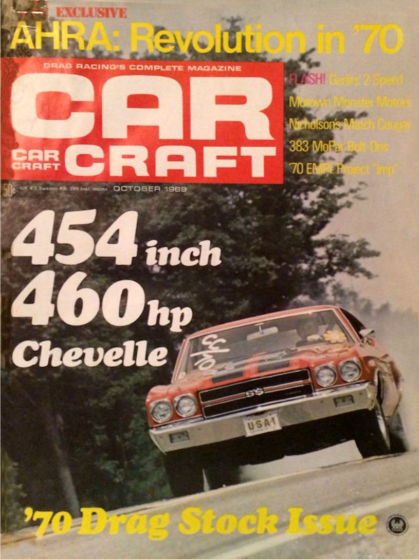 Car Craft Oct October 1969 