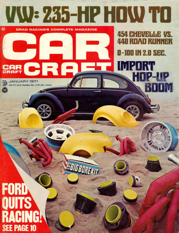 Car Craft Jan January 1971 