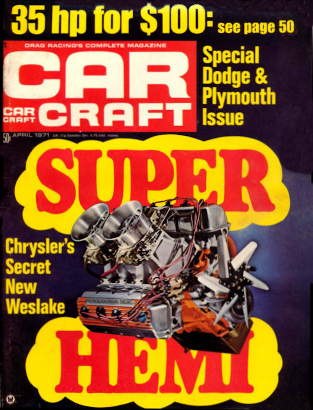 Car Craft Apr April 1971 