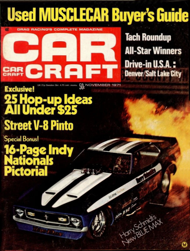 Car Craft Nov November 1971 