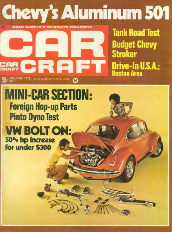 Car Craft Jan January 1972 