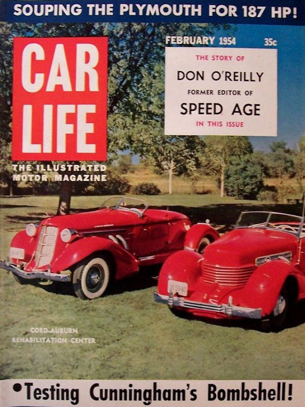 Car Life Feb February 1954 