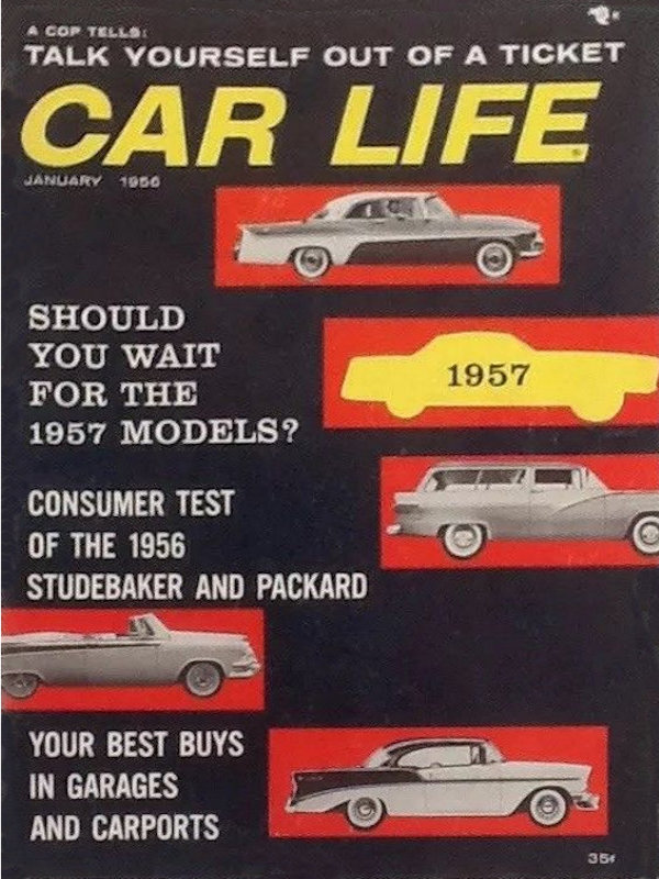 Car Life Jan January 1956 
