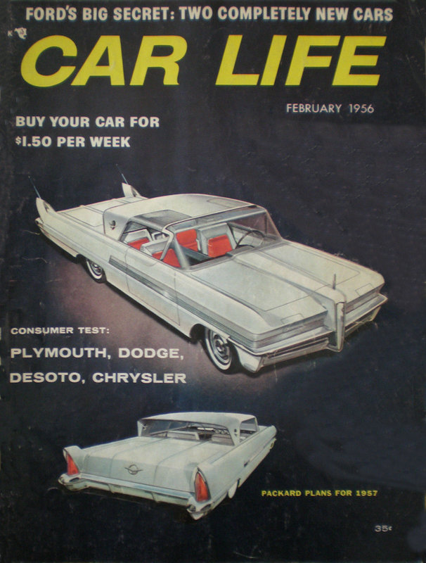 Car Life Feb February 1956 
