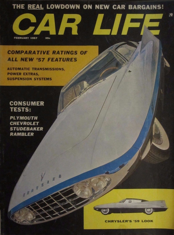 Car Life Feb February 1957 