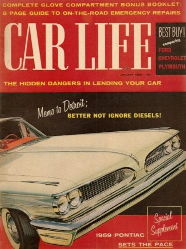 Car Life Jan January 1959 