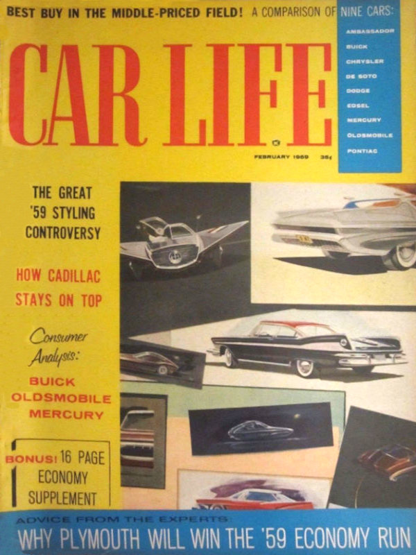 Car Life Feb February 1959 