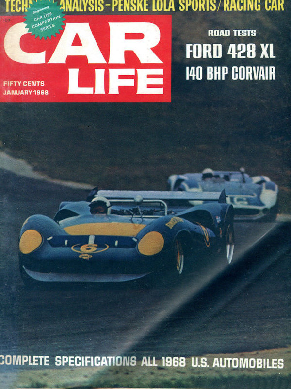 Car Life Jan January 1968 