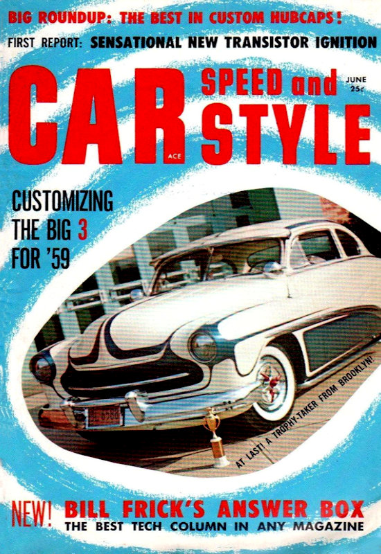 Car Speed and Style June 1959