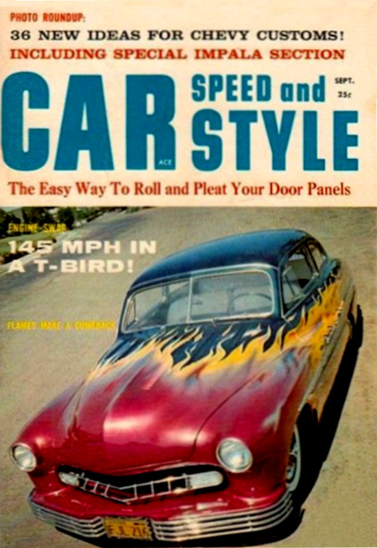 Car Speed and Style Sept September 1959