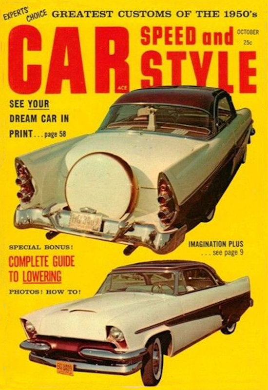 Car Speed and Style Oct October 1959 