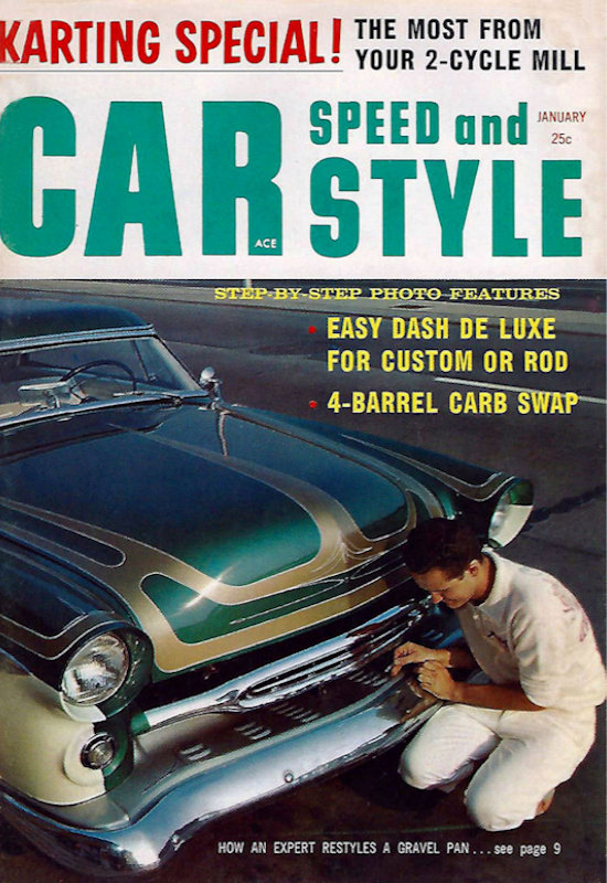 Car Speed and Style Jan January 1960 
