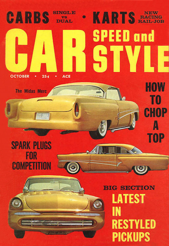 Car Speed and Style Oct October 1960 