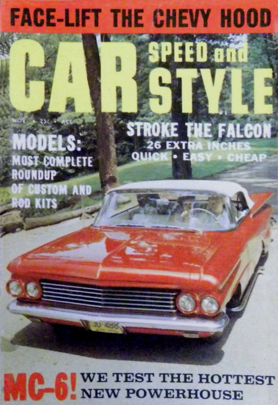Car Speed and Style Nov November 1960 