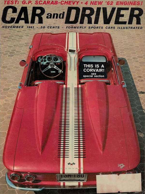 Car and Driver Nov November 1961 