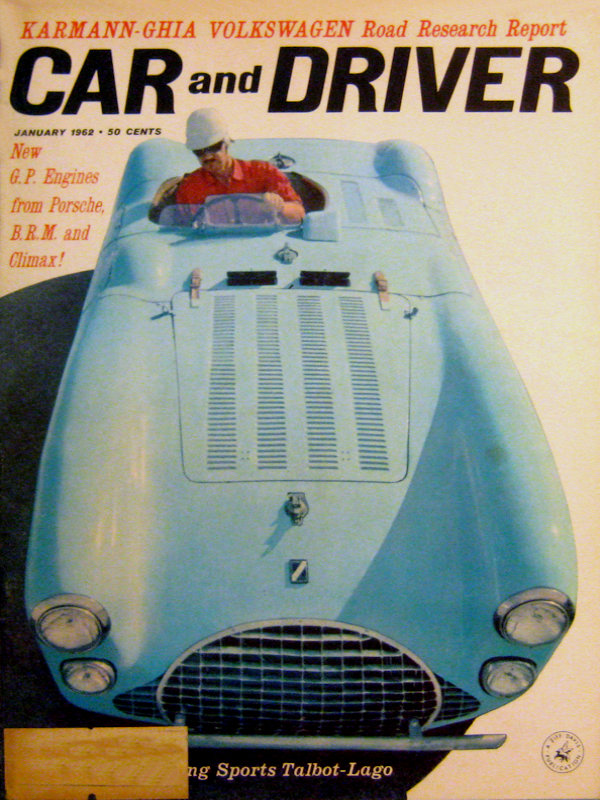 Car and Driver Jan January 1962 
