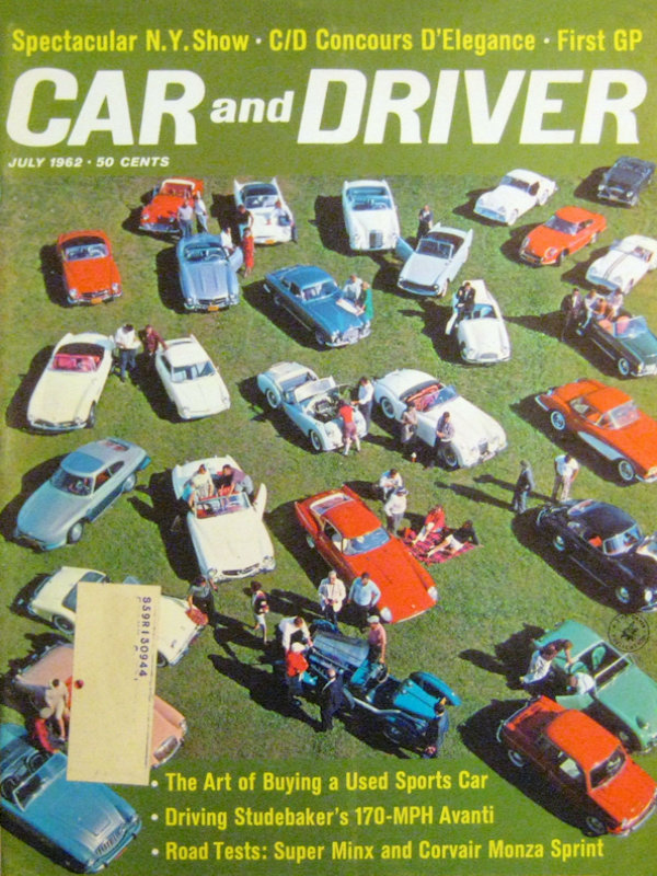 Car and Driver July 1962 