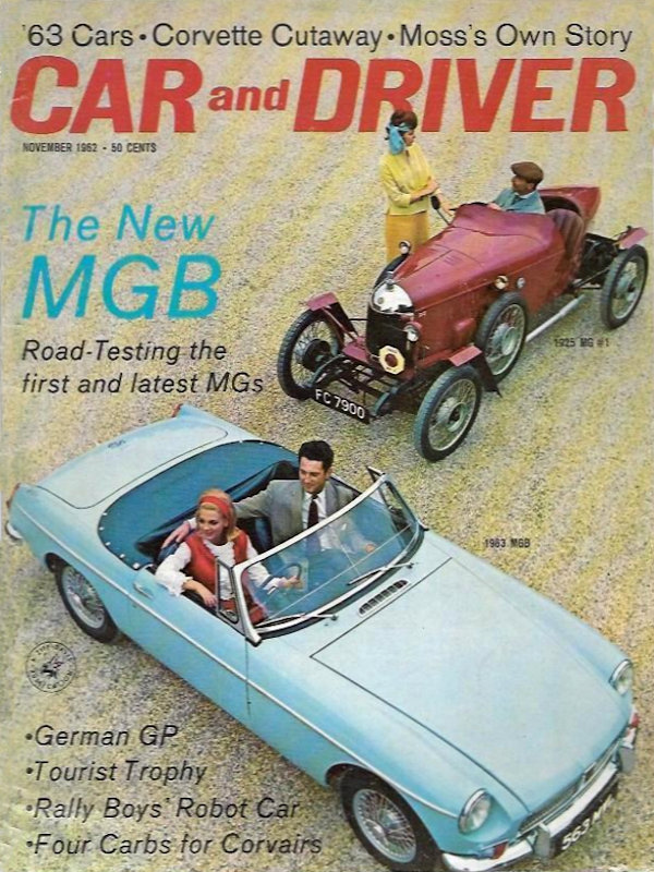 Car and Driver Nov November 1962 