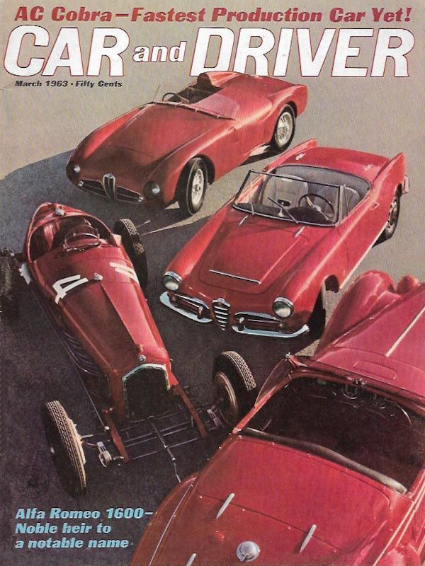 Car and Driver Mar March 1963 