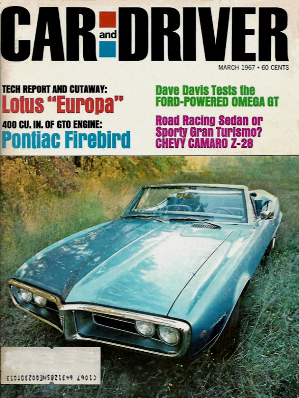 Car and Driver Mar March 1967 