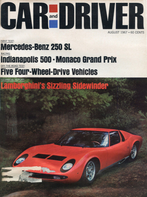 Car and Driver Aug August 1967 