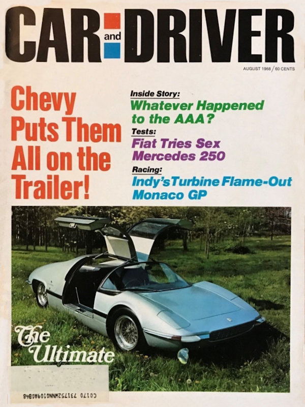 Car and Driver Aug August 1968 