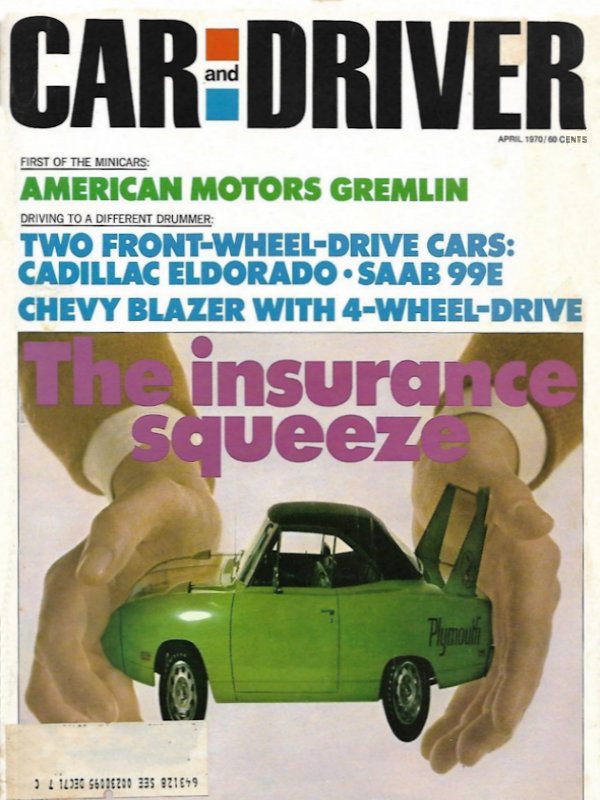 Car and Driver Apr April 1970 