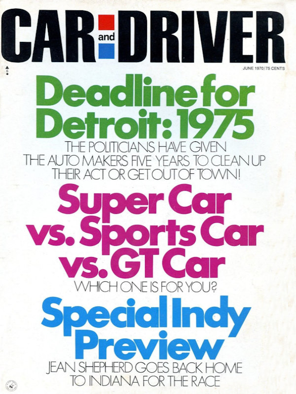 Car and Driver June 1970 
