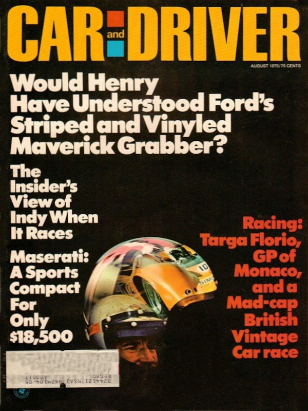 Car and Driver Aug August 1970 