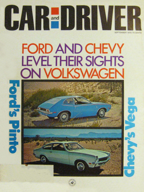 Car and Driver Sept September 1970 