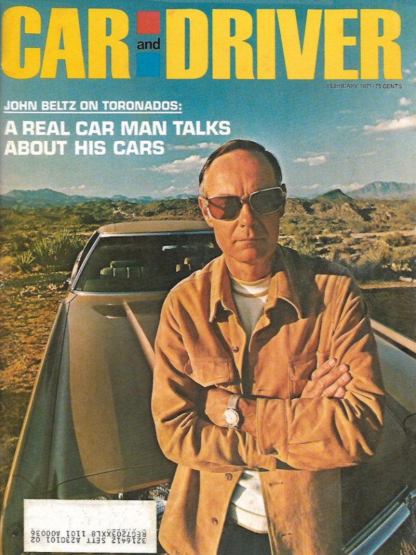 Car and Driver Feb February 1971 