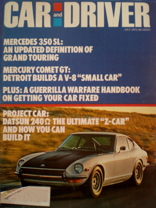 Car and Driver July 1971 