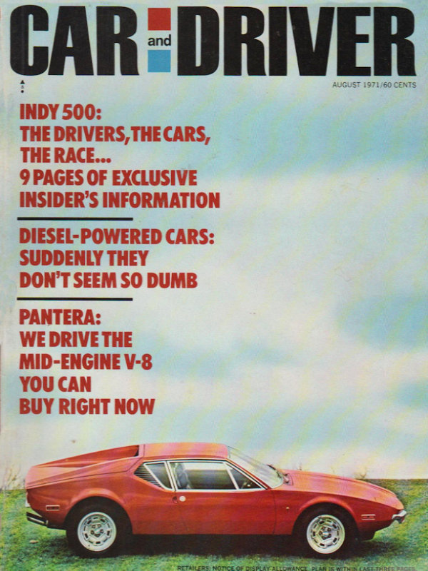 Car and Driver Aug August 1971