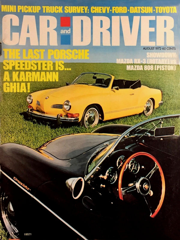 Car and Driver Aug August 1972