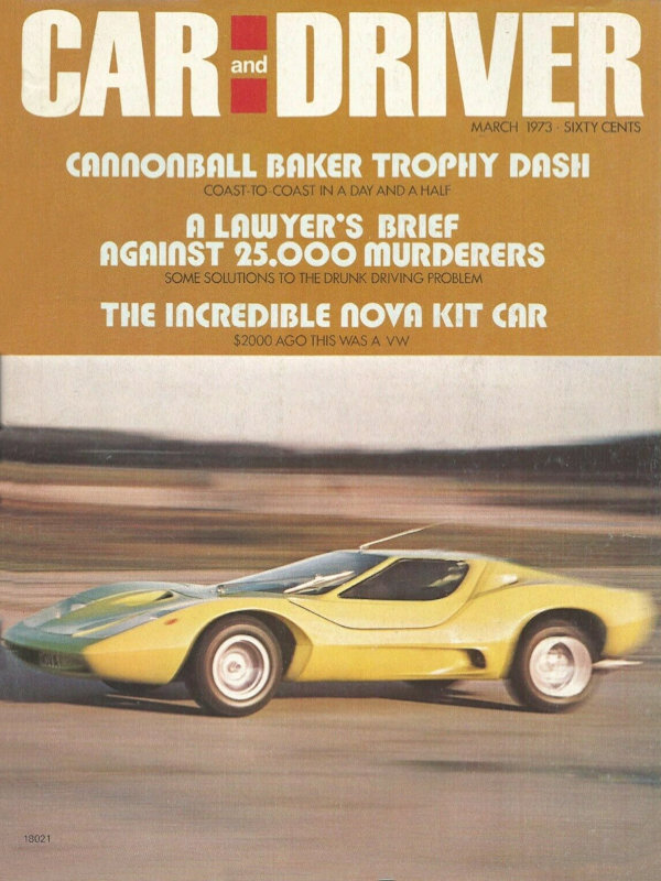 Car and Driver Mar March 1973 