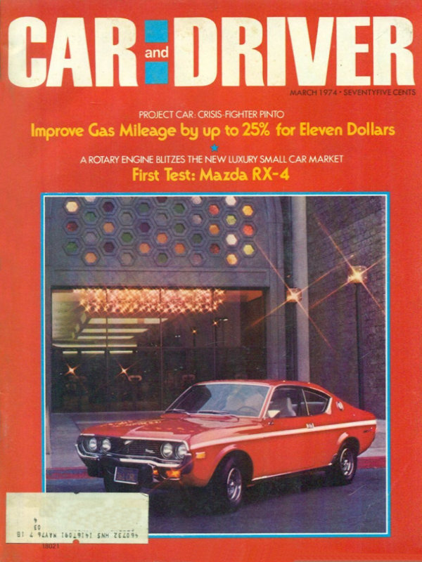 Car and Driver Mar March 1974 