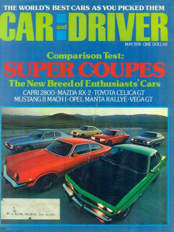 Car and Driver May 1974 